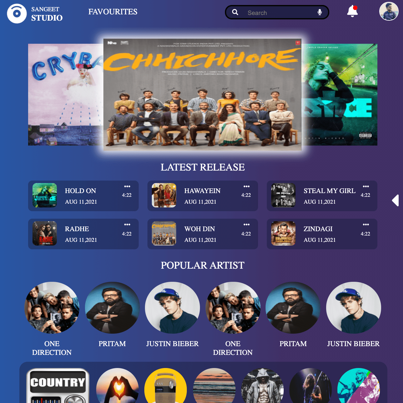 Music Player Preview